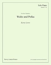 Waltz and Polka piano sheet music cover